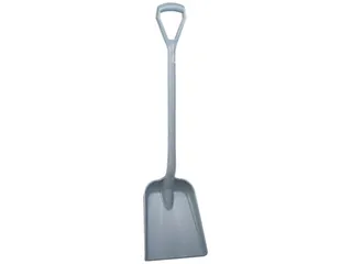 Hygiene 5625-88 schop D-greep grijs steel 104cm blad 33x27cm - 1