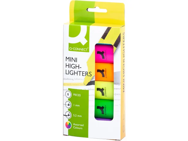 Markeerstiften Mini 6 Stuks