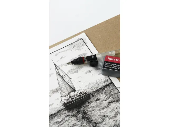 Inkt Aristo 23 ml rood