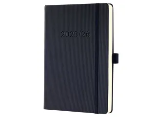 Weekagenda Conceptum A5 25/26 18maands (NL/FR/EN/DU) zwart Hardcover - 2