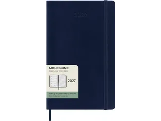 Agenda 2027 Moleskine 12M Weekly 7dag/1pagina large sc sapphire blue - 2