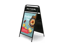 A-Bord Elegant Staal met Logopaneel A1 zwart