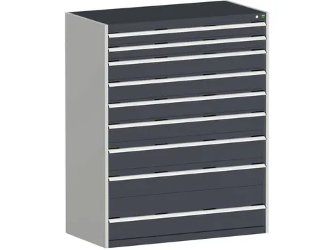 ladekast,HxBxD 1600x1300x750mm,9lade(n),lade voor zware lasten