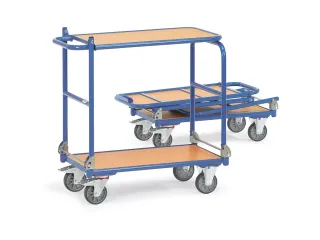 Opklapbare Wagen 1140 250kg Laadvlak 720x450mm Beuken - 1
