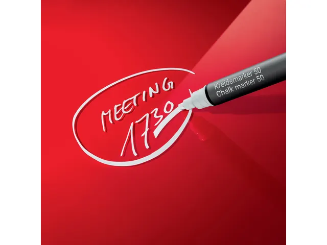 glasmagneetbord Sigel Artverum 48x48x1.5cm rood