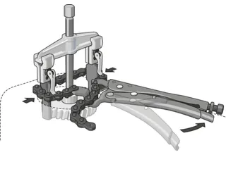 136 K-105 Kettinggrijper - 3