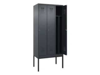 locker voor scheiding van kleding,HxBxD 2120x900x500mm,3vak - 1