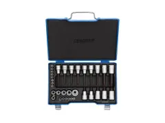 GEDORE 19 TX 20 Schroevendraaierset 1/2 inch+1/4 inch 34-delig TX