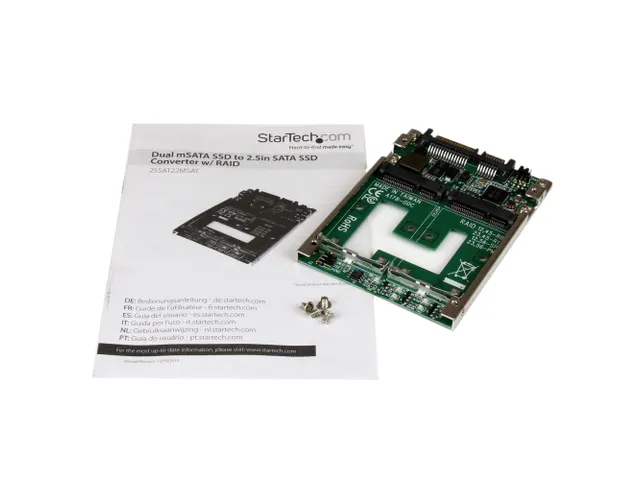 Dubbele mSATA SSD naar 2,5 inch SATA RAID adapter / converter