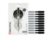 Stylo gel Sakura Gelly Roll Classic 08 rétractable set 10 couleurs no