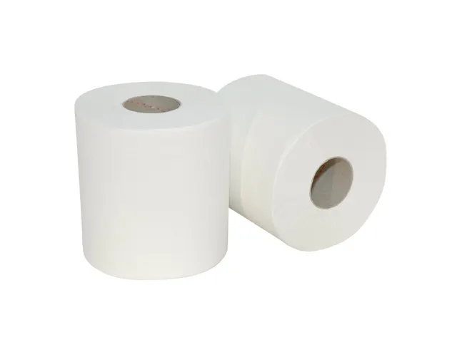 Centerfeedrol 2-laags Cellulose Wit Gelijmd Poetspapier 6 Rol