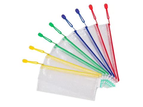 Opbergtas Djois met rits 250x130mm assorti