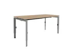 Bureau Linesto N3 hoogte instelbaar 180x80cm honey castello 25mm alu