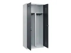 PBM-locker,HxBxD 1850x800x500mm,2vak,vak B 400mm,draaigrendel