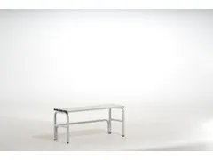 omkleedbank,HxLxD 450x1015x350mm,alu. lijsten,frame RVS RAL7035