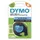 Labeltape Dymo Letratag 91205 Plastic 12mm Zwart Op Blauw