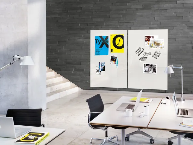 Glas/magneetbord Xl Sigel 180x120cm Wit