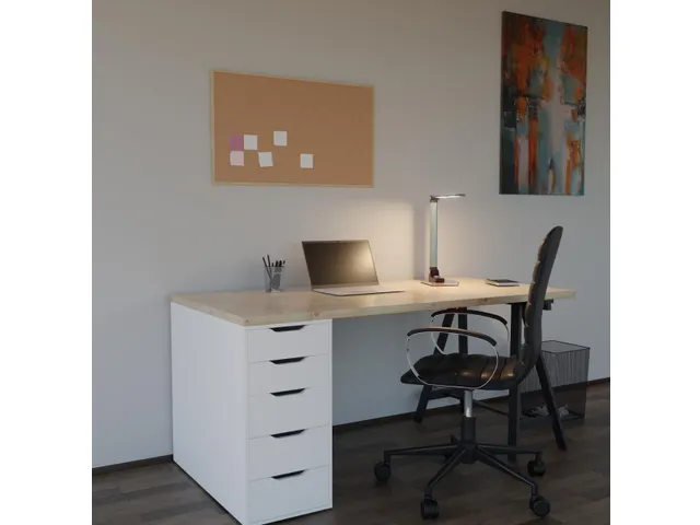 bureaulamp Breeze, LED-lamp, zilver