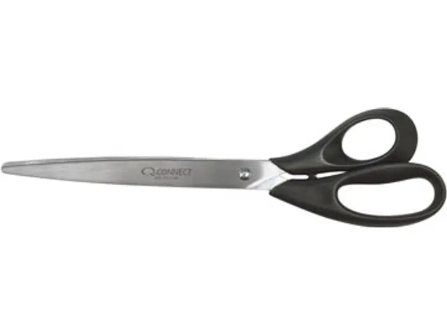 Schaar Universeel 25,5cm Rechtshandig Zwart Asymmetrische ogen