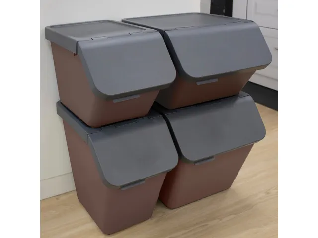 Sigma Home sorteer unit 60L bruin - 49,3x38,8x44,8cm