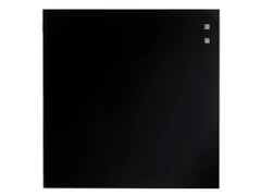 Glasmagneetbord Naga 35x35cm zwart