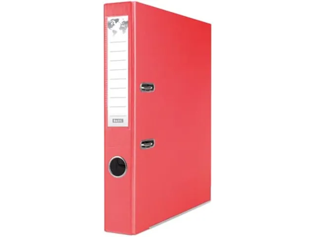 BASIC ordner A4 PP rug van 5 cm rood