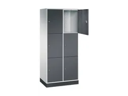 grootvolume-lockersysteem,RAL 7035/RAL 7021,HxBxD 1950x820x500mm