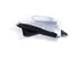 Trousse Foldersys A6 EVA transp sans PVC 2 comp fermeture éclair noir