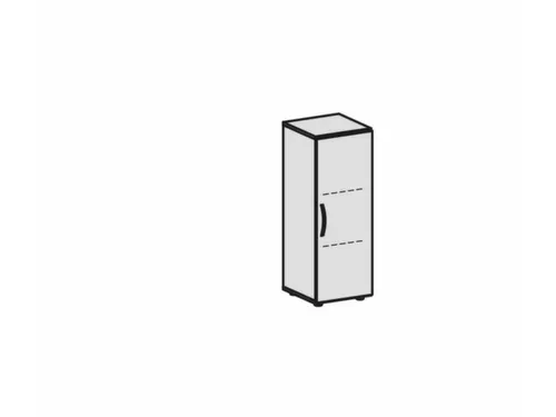 kantoorkast,HxBxD 1100x400x420mm,2xhouten vloer,3ordnerhoogte,romp wit