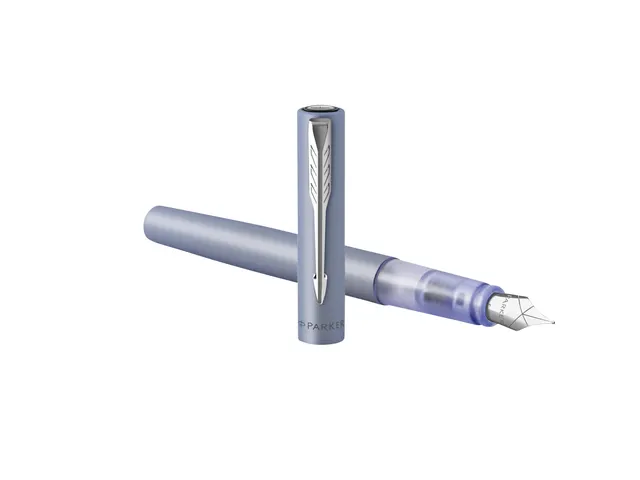 Vulpen Parker Vector XL silver blue CT finish medium