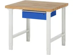 werkbank,HxBxD 790-1140x1000x900mm,beukblad,draagverm. 750kg,4voeten