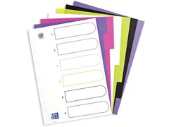 Elba Tabbladen Mycolour A4 6-Delig 11-Gaats Assorti Kleuren