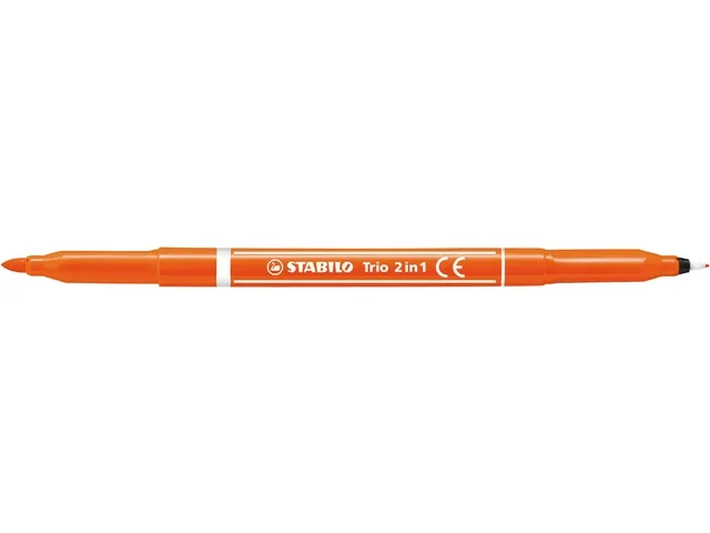 Viltstift Stabilo Trio Non Permanent 2 In 1 223/10 Stuks Assorti