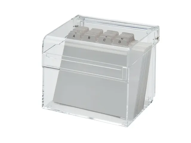 Kaartenbak Maul A7 + Index Acryl Glashelder