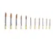 Penseel Qrea synthetisch haar nr 2 breedte 3,0mm