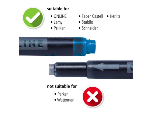 Inktpatroon Online Kombi zwart doos à 5 stuks