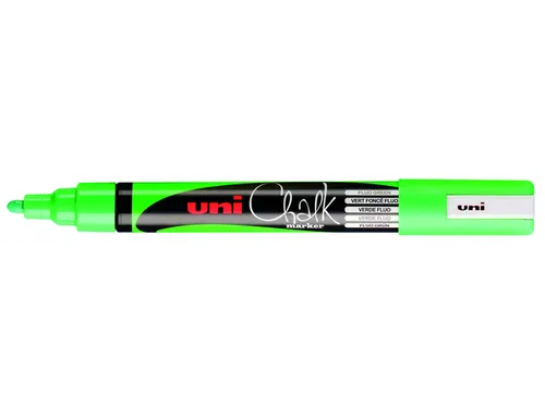 Krijtstift Uni-ball chalk rond 1.8-2.5mm fluor groen
