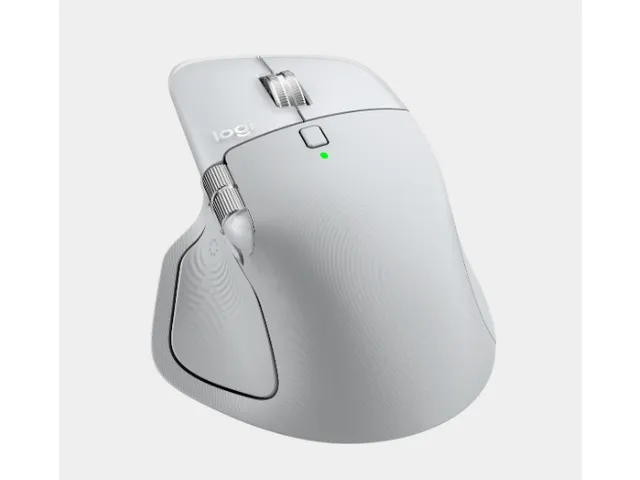 Logitech MX Master 4 draadloze muis 8 knoppen rechts Bluetooth grijs