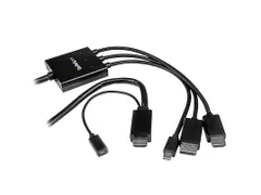 HDMI, DisplayPort of Mini DisplayPort naar HDMI adapter kabel - 2 m