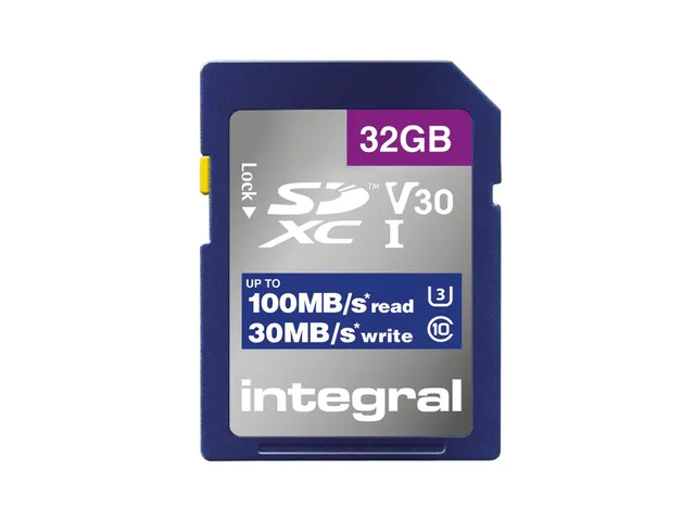 Geheugenkaart Integral SDHC-XC 32GB High Speed