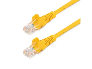 1m Cat5e patchkabel met snagless RJ45 connectors UTP geel - 1