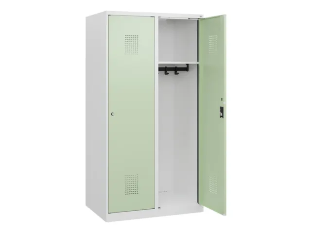 schoollocker,HxBxD 1530x800x500mm,2vak,vak B 400mm,cil.-slot