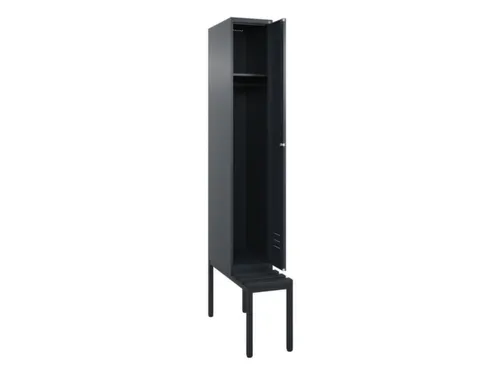 locker met bank,HxBxD 2120x300x815mm,1vak,vak B 300mm,cil.-slot
