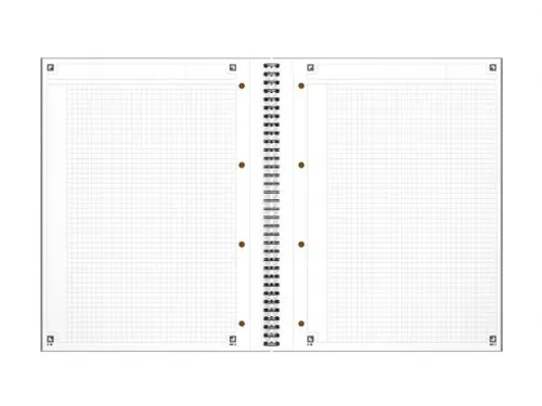 Spiraalblok Oxford International Notebook A4+ ruit 5mm