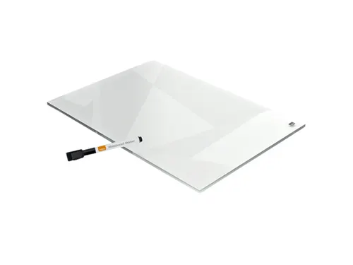 Notitiebord Nobo transparant acryl A4
