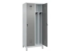 locker voor scheiding van kleding,HxBxD 1950x800x500mm,2vak