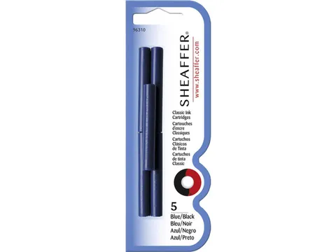 Inktpatronen SHEAFFER blauw/ zwart