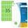 HERMA 2355 Universele etiketten 12x30mm Groen 1120 stuks
