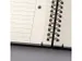 Bloc note Sigel Conceptum hardcover A5 spiralé noir ligné