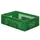 Euronorm Stapelkrat 175x600x400mm 31l Opengewerkt/Bodem Gesl. Groen